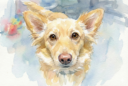 Custom Watercolour Pets!