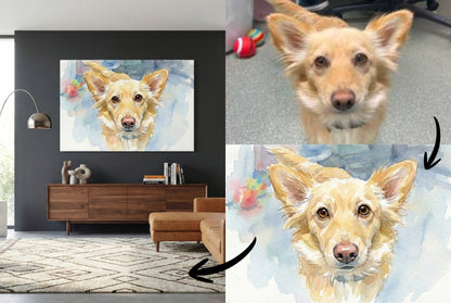 Custom Watercolour Pets!